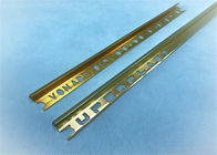 Van de het Aluminiumhoek van de boogvorm de Versieringsprofielen Gouden het Oppoetsen +-0.15mm Precisie