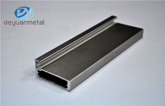 6063 titanium het Borstelen de Profielen van Aluminiumuitdrijvingen voor Vensters en Deuren