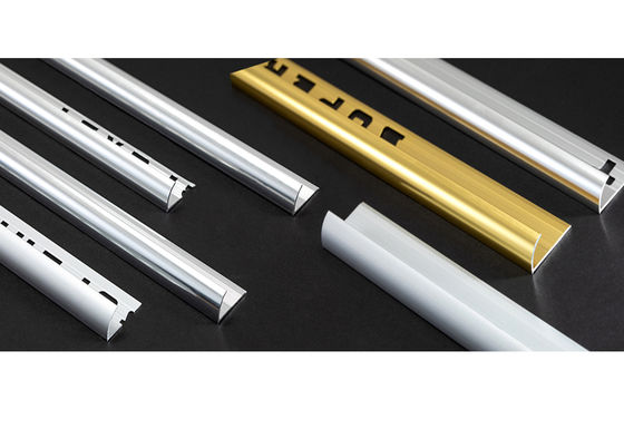 Aluminium 6063 de Hoekversiering van de Tegelversiering anodiseerde 15mm GB Goedgekeurde Alu6063 T5