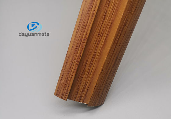 6063 aluminiumtrede die Randversiering besnuffelen 35m Hoogte Houten Korrel