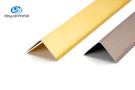 Het Type van L van de versieringshoek Aluminiumprofiel 0.81.5mm Diktet5 T6 gouden kleur