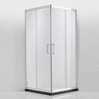 Customized Aluminium douche deur met vierkante hoek en poedercoating