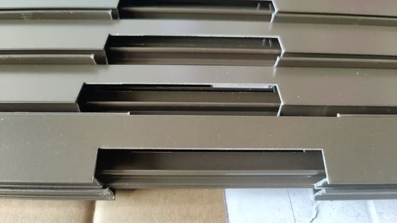 Aluminium Zuid-Afrika Casement Vensterprofielen Poedercoating Wit