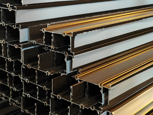 Aluminium schuifvenster Patio deurprofielen Poedercoating Brons Zuid-Afrika