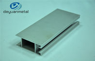 De standaard het Anodiseren van T5 Zilveren Aangepaste Lengte van de Aluminiumdeur Profiel
