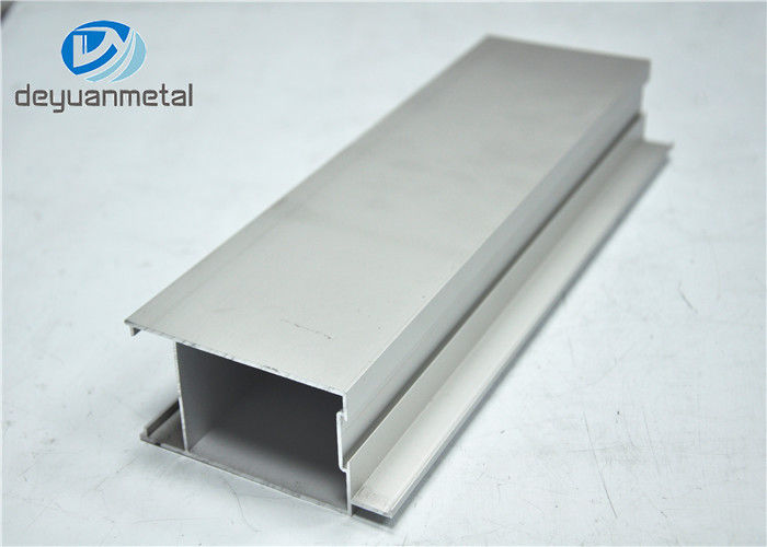 De zilver Geanodiseerde Profielen van het Aluminiumvenster met Lengte 20 Voet T3-T8