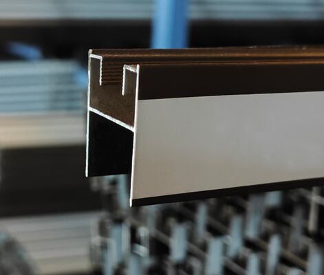 Zuid-Afrika Aluminium Patio Window Extrusion Profiles Poedercoating 6063